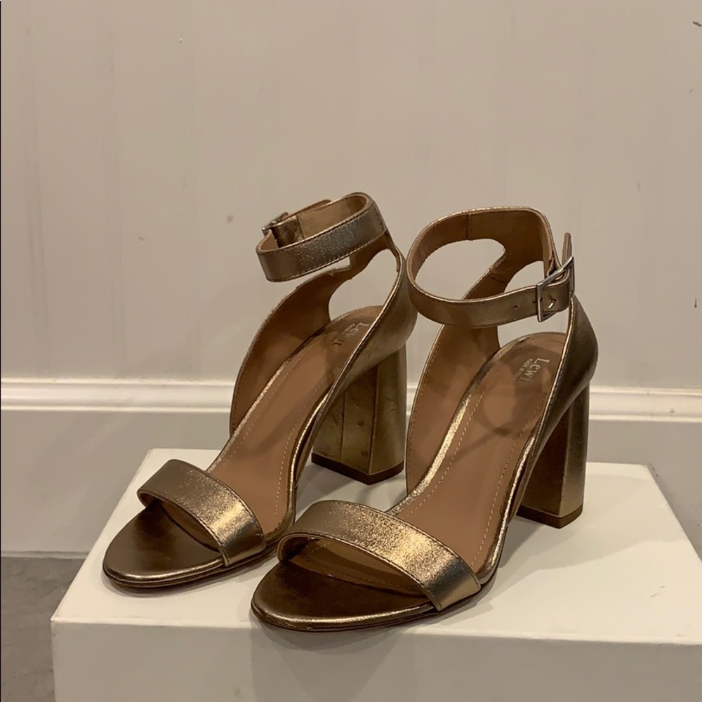 Authentic Rose gold Lewit High heels